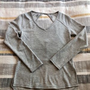 Zella LS Top with Keyhole Back. Size S.